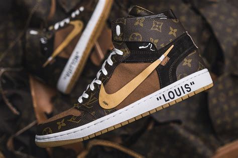 custom lv nike shoes|louis vuitton off white Nike.